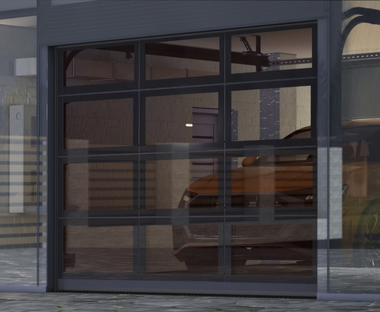 Панорамные ворота Алютех AluPro в Павловской